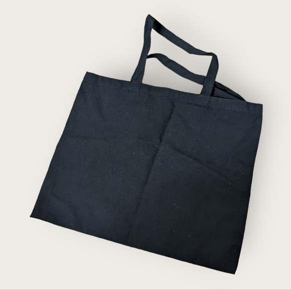 Reformation black canvas tote bag NWOT - Picture 3 of 3